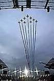 The Red Arrows Fly By