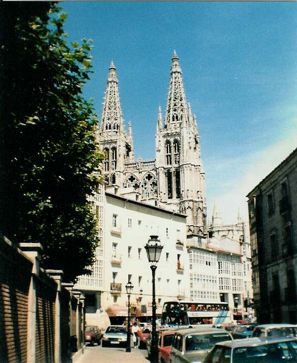 Octagonal spires of Burgos Cathedral